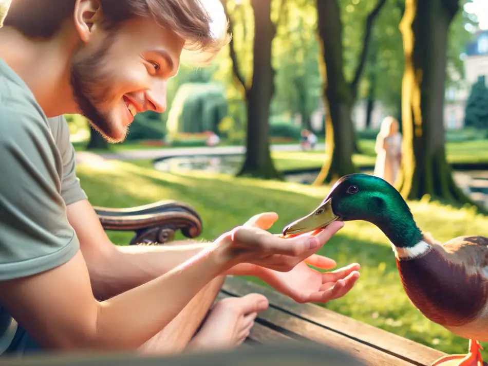 Why Do Ducks Nibble On You?